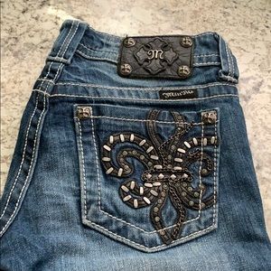Miss Me boot cut jeans.